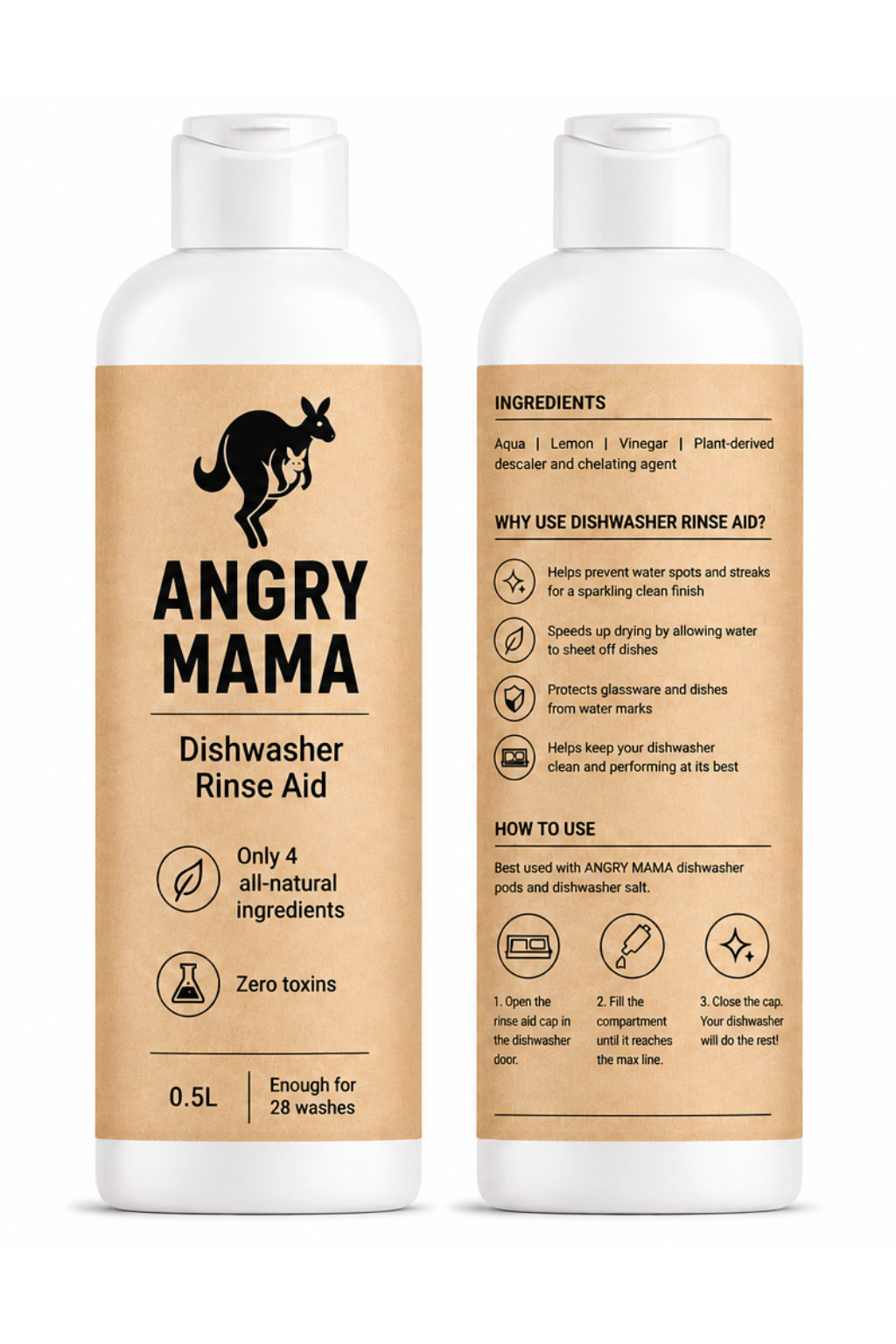 Dishwasher Rinse Aid (30 loads)